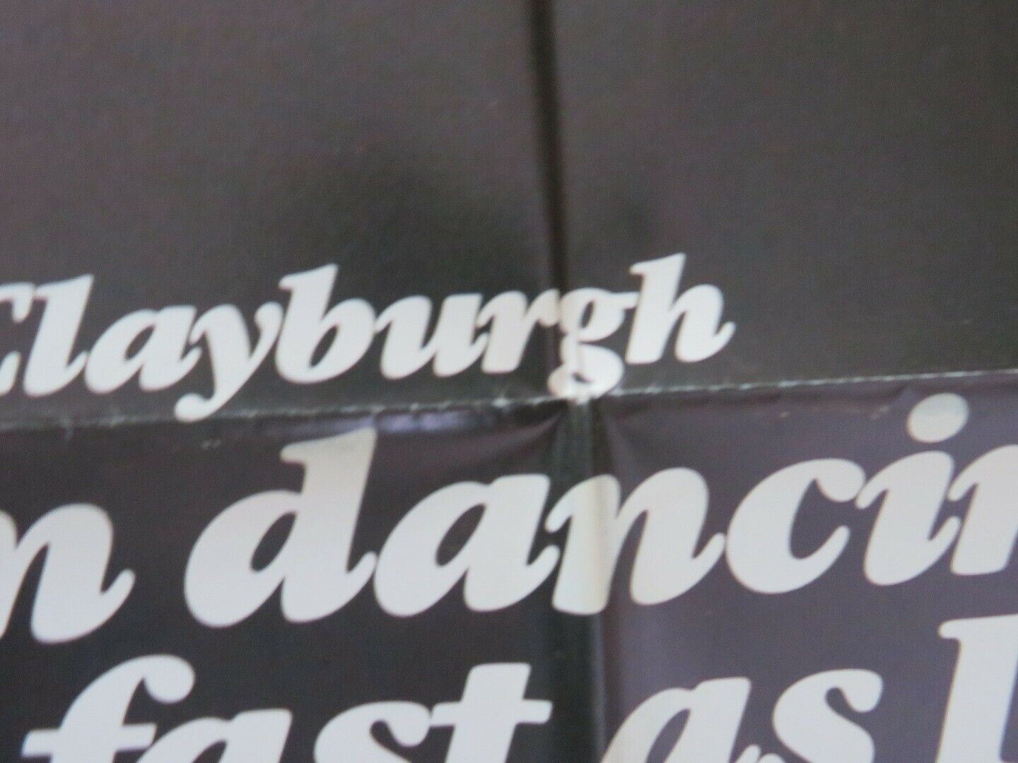 I'M DANCING AS FAST AS I CAN FOLDED US ONE SHEET POSTER JILL CLAYBURGH 1982