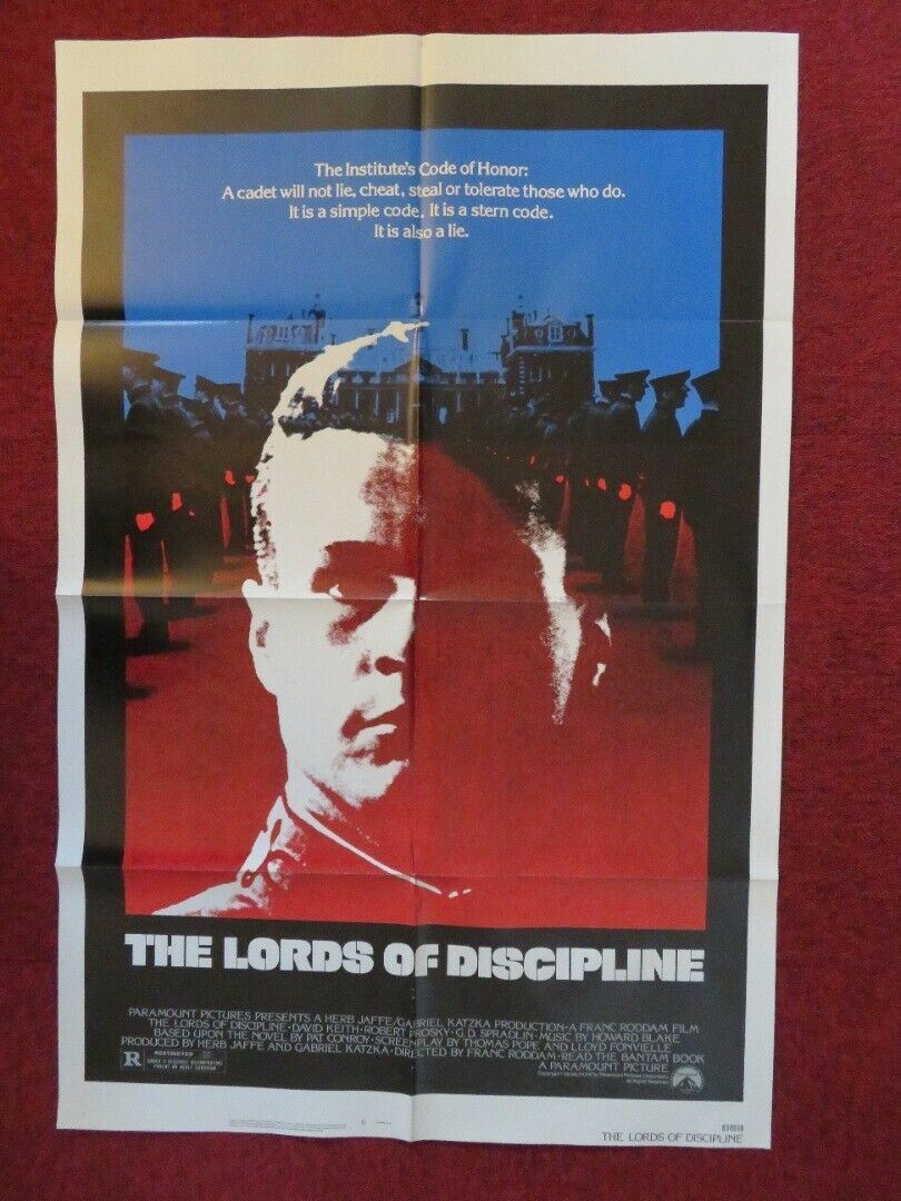 THE LORDS OF DISCIPLINE FOLDED US ONE SHEET POSTER  DAVID KEITH 1983