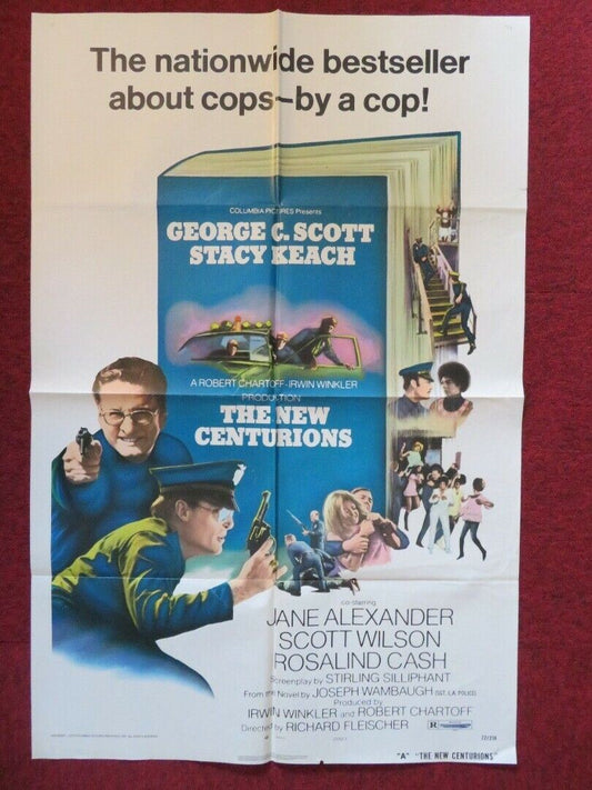 THE NEW CENTURIONS STYLE A  FOLDED US ONE SHEET POSTER GEORGE C.SCOTT 1972