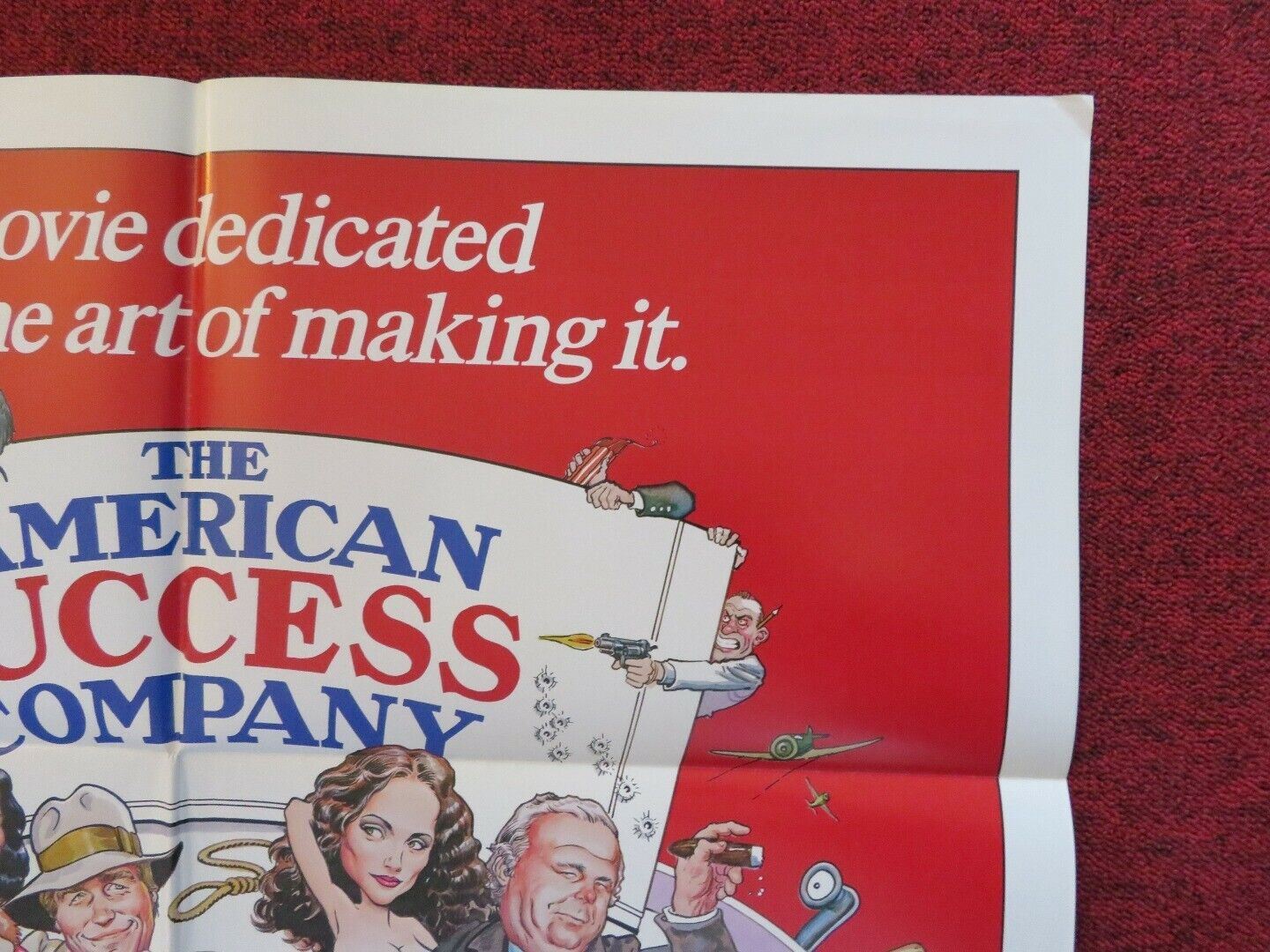 THE AMERICAN SUCCESS COMPANY FOLDED US ONE SHEET POSTER JEFF BRIDGES 1979