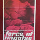 FORCE OF IMPULSE FOLDED US ONE SHEET POSTER 1961