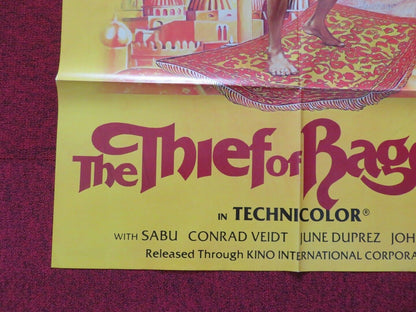 THE THIEF OF BAGDAD FOLDED US ONE SHEET POSTER SABU CONRAD VEIDT 1940