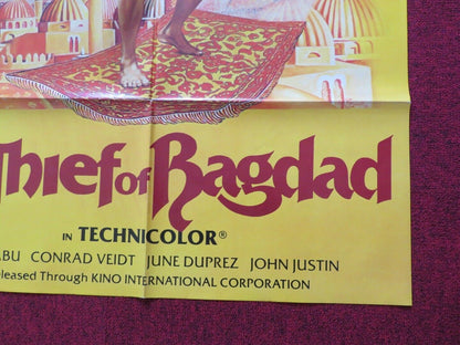 THE THIEF OF BAGDAD FOLDED US ONE SHEET POSTER SABU CONRAD VEIDT 1940