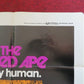 THE NAKED APE FOLDED US ONE SHEET POSTER JOHNNY CRAWFORD 1973