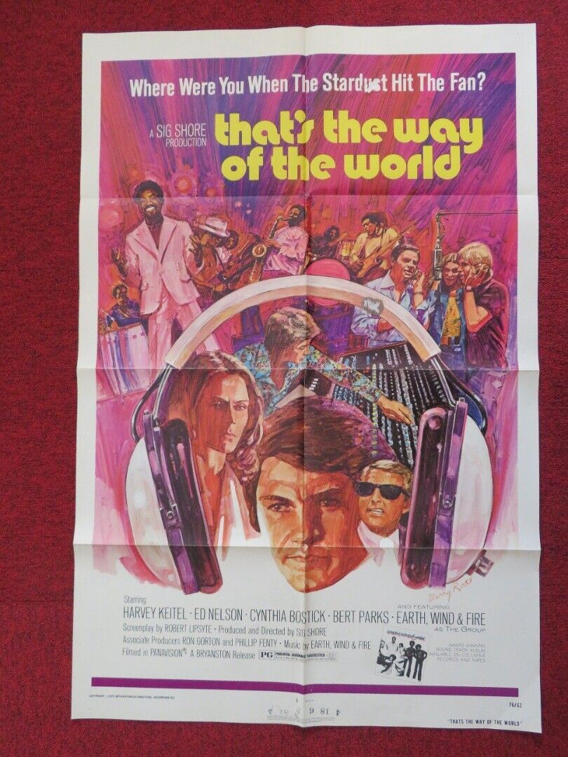 THATS THE WAY OFTHE WORLD FOLDED US ONE SHEET POSTER HARVEY KEITEL 1976