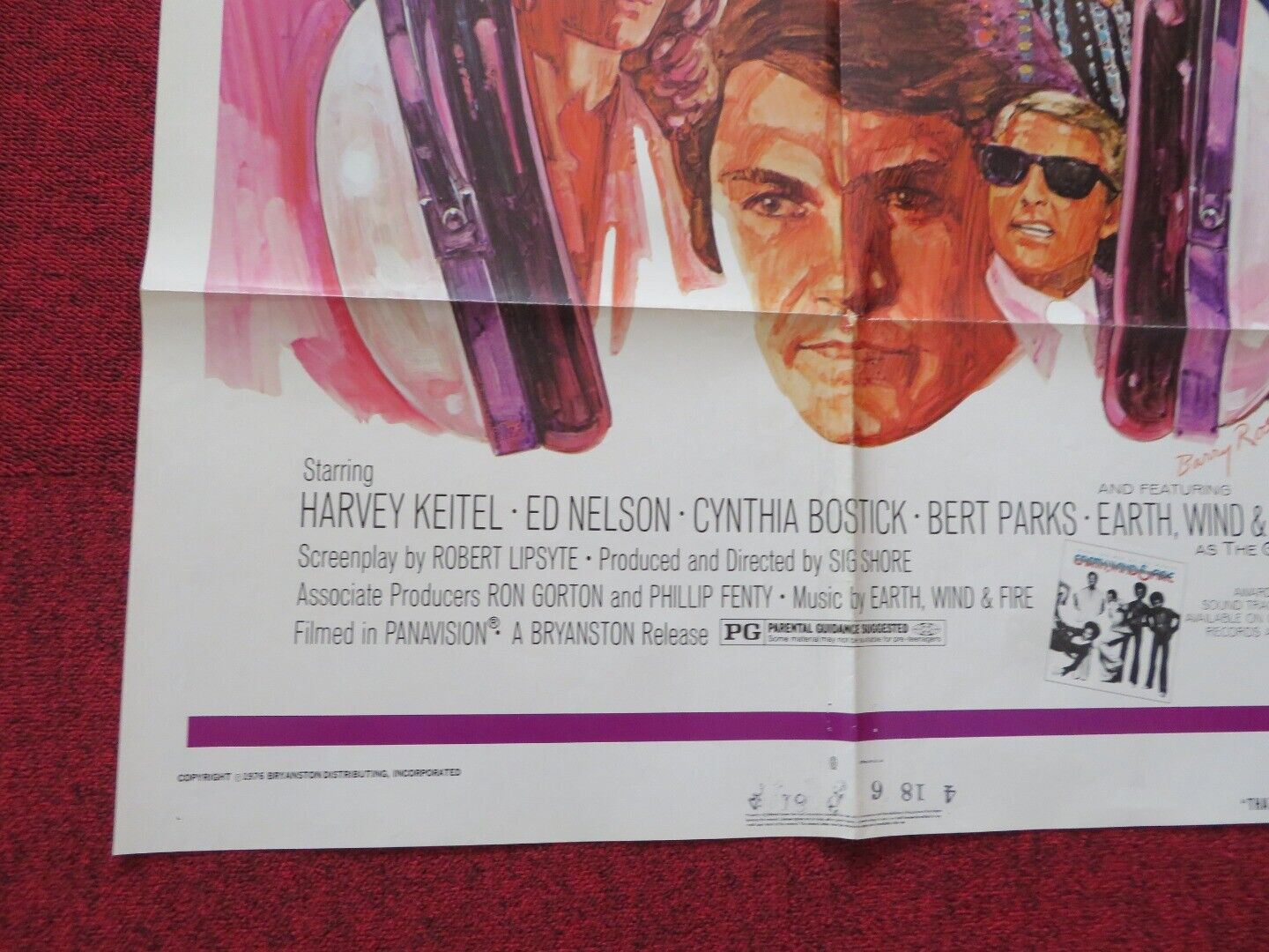 THATS THE WAY OFTHE WORLD FOLDED US ONE SHEET POSTER HARVEY KEITEL 1976