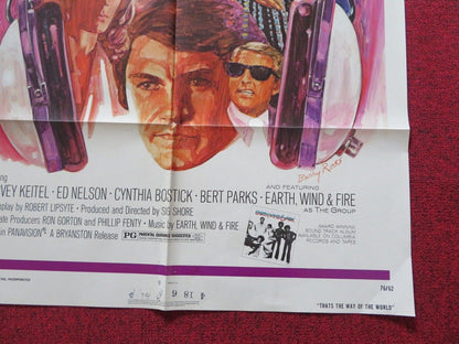 THATS THE WAY OFTHE WORLD FOLDED US ONE SHEET POSTER HARVEY KEITEL 1976