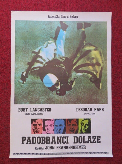 PADOBRANCI DOLAZE /The Gypsy Moths   YUGOSLAVIAN (19.5"x 28") POSTER 1969