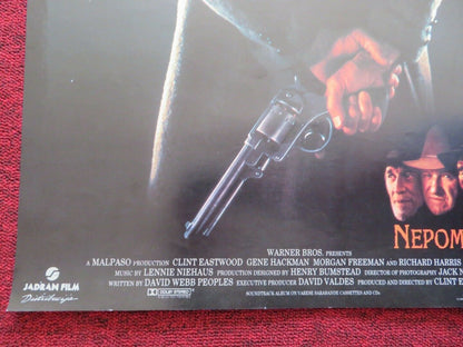 ZEPOMIRLJIVL / Unforgiven YUGOSLAVIAN (17.5"x 24.5") POSTER  CLINT EASTWOOD 1992