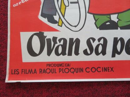 OVAN SA PET NOGU / The Sheep Has Five Legs YUGOSLAVIAN (19"x 27") POSTER 1954