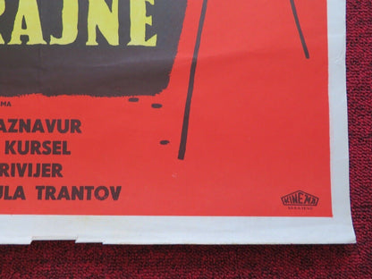 PRELAZ PREKO RAJNE /Tomorrow Is My Turn  YUGOSLAVIAN (19"x 28") POSTER 1960