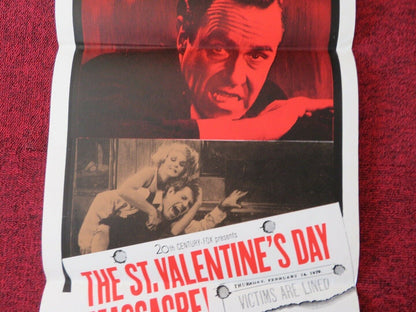 THE ST. VALENTINES DAY MASSACRE FOLDED AUSTRALIAN DAYBILL POSTER JASON ROBARDS