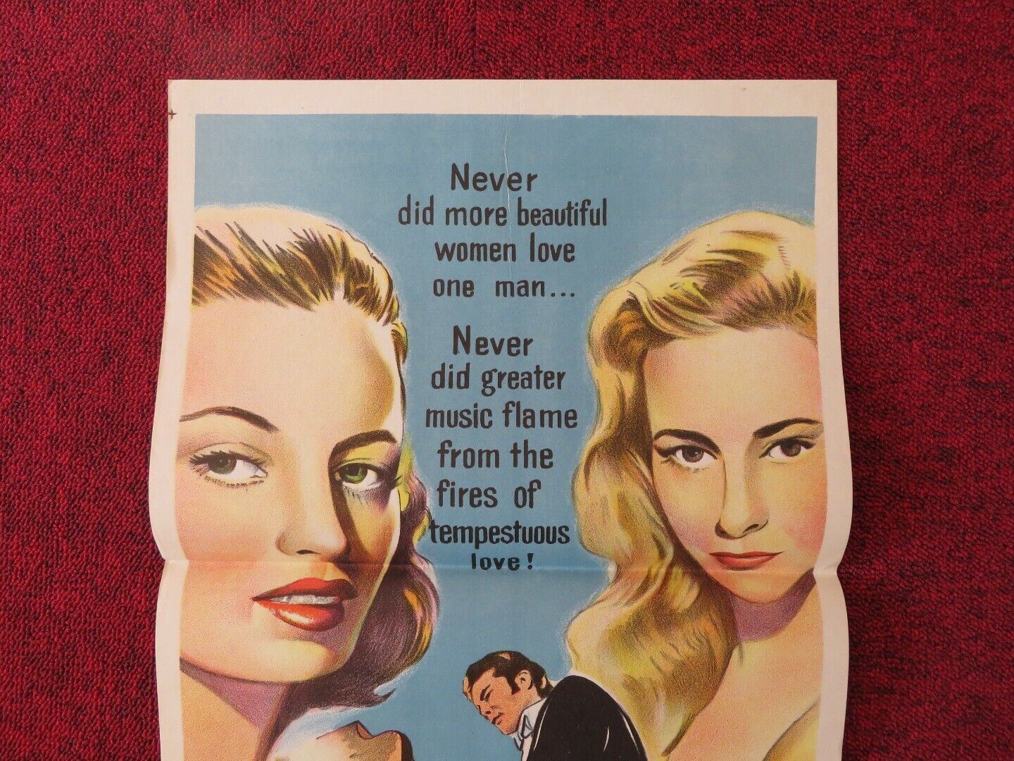 SONG WITHOUT END FOLDED AUSTRALIAN DAYBILL POSTER DIRK BOGARDE 1960