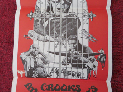 CROOKS AND CORONETS / Sophie's Place  FOLDED AUSTRALIAN DAYBILL POSTER 1969