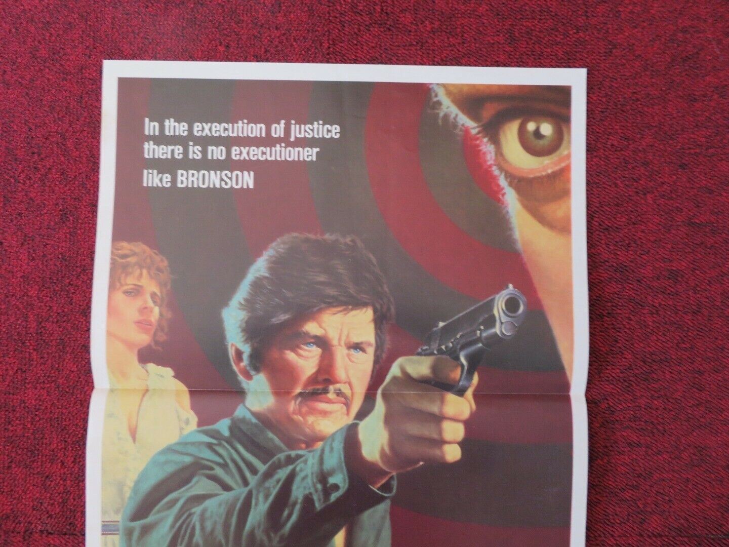 THE EVIL THAT MEN DO FOLDED AUSTRALIAN DAYBILL POSTER CHARLES BRONSON 1984