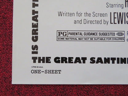 THE GREAT SANTINI FOLDED US ONE SHEET POSTER ROBERT DUVALL BLYTHE DANNER 1979