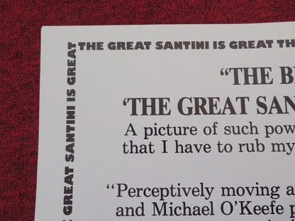 THE GREAT SANTINI FOLDED US ONE SHEET POSTER ROBERT DUVALL BLYTHE DANNER 1979