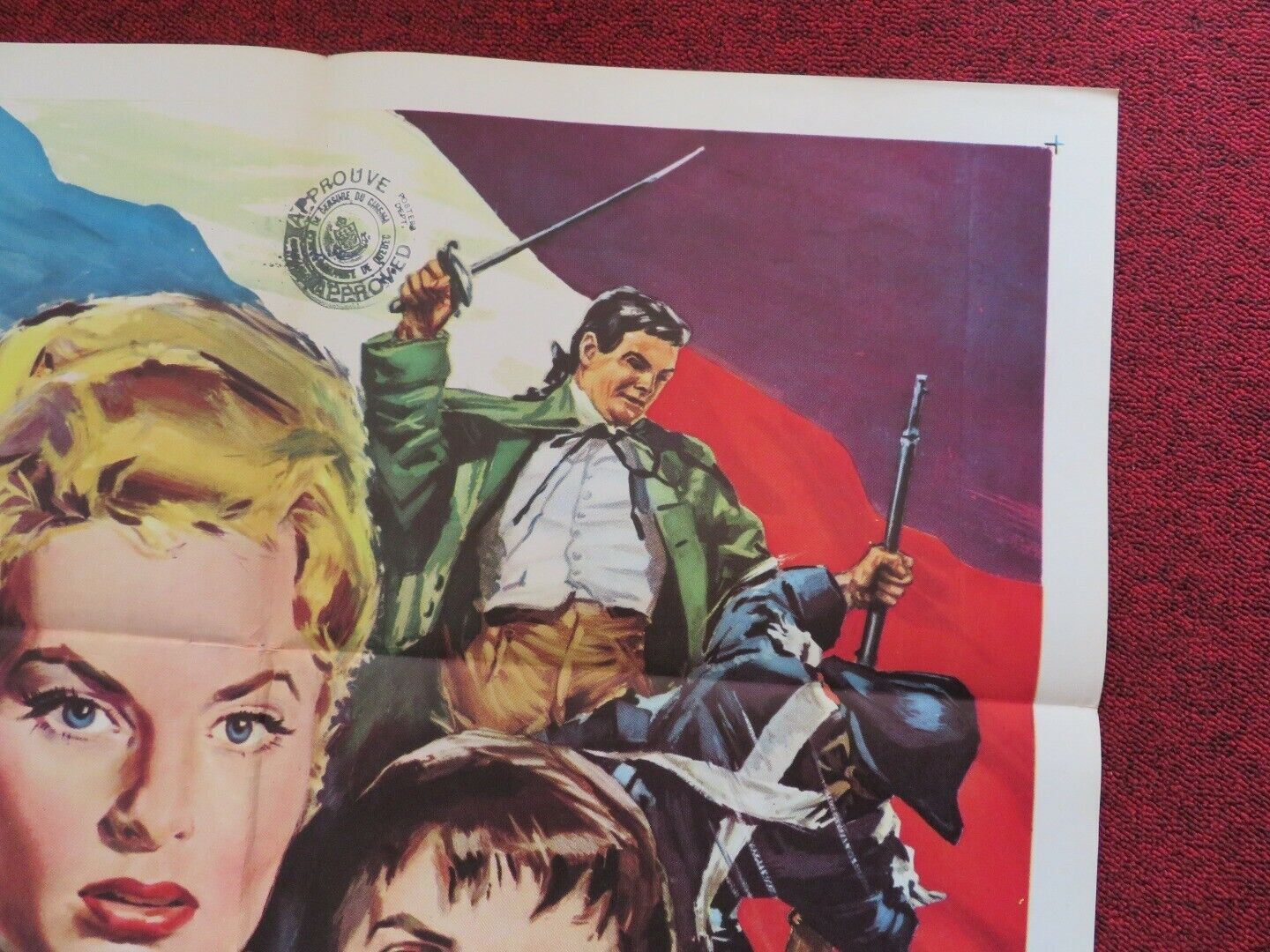 DANGEROUS EXILE FOLDED US ONE SHEET POSTER RICHARD O'SULLIVAN 1958