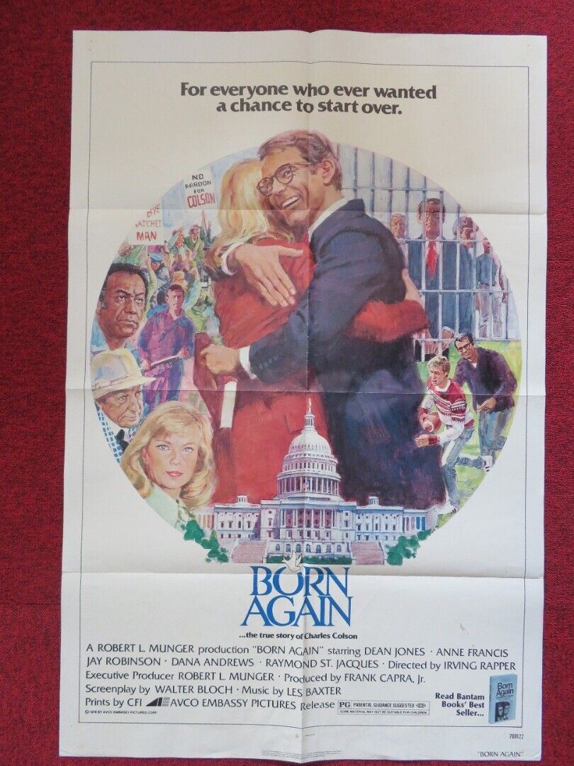 BORN AGAIN FOLDED US ONE SHEET POSTER DEAN JONES ANNE FRANCIS 1978