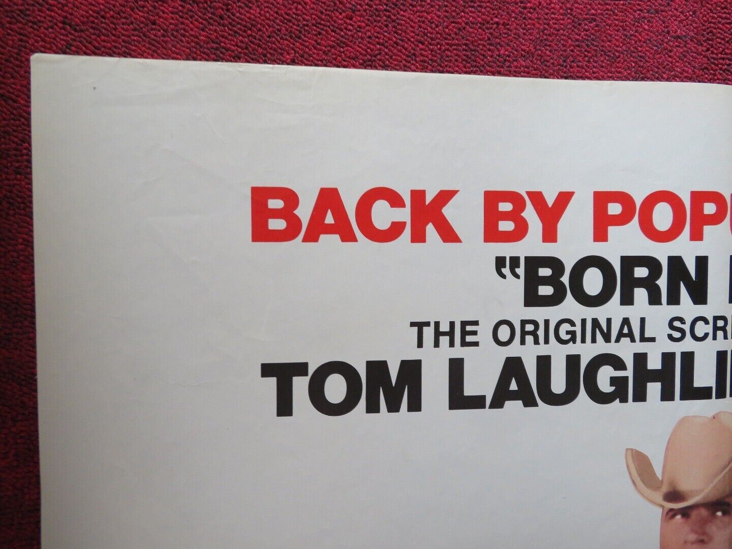 BORN LOSERS  FOLDED US ONE SHEET POSTER TOM LAUGHLIN ELIZABETH 1974