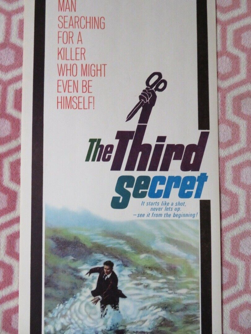 THE THIRD SECRET  US INSERT (14"x 36") POSTER STEPHEN BOYD R ATTENBOUROUGH 1964