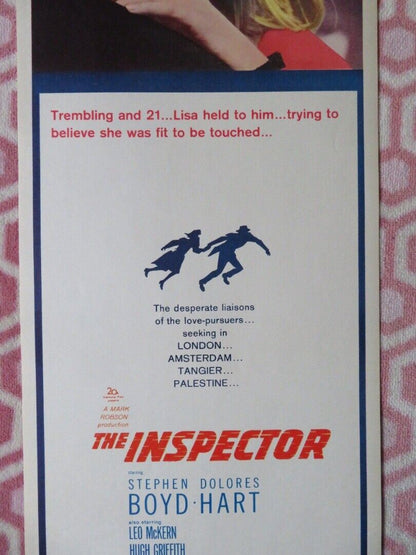 THE INSPECTOR / Lisa US INSERT (14"x 36") POSTER STEPHEN DOLORES BOYD HART 1962