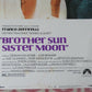 BROTHER SUN, SISTER MOON US INSERT (14"x 36") POSTER GRAHAM FAULKNER 1973