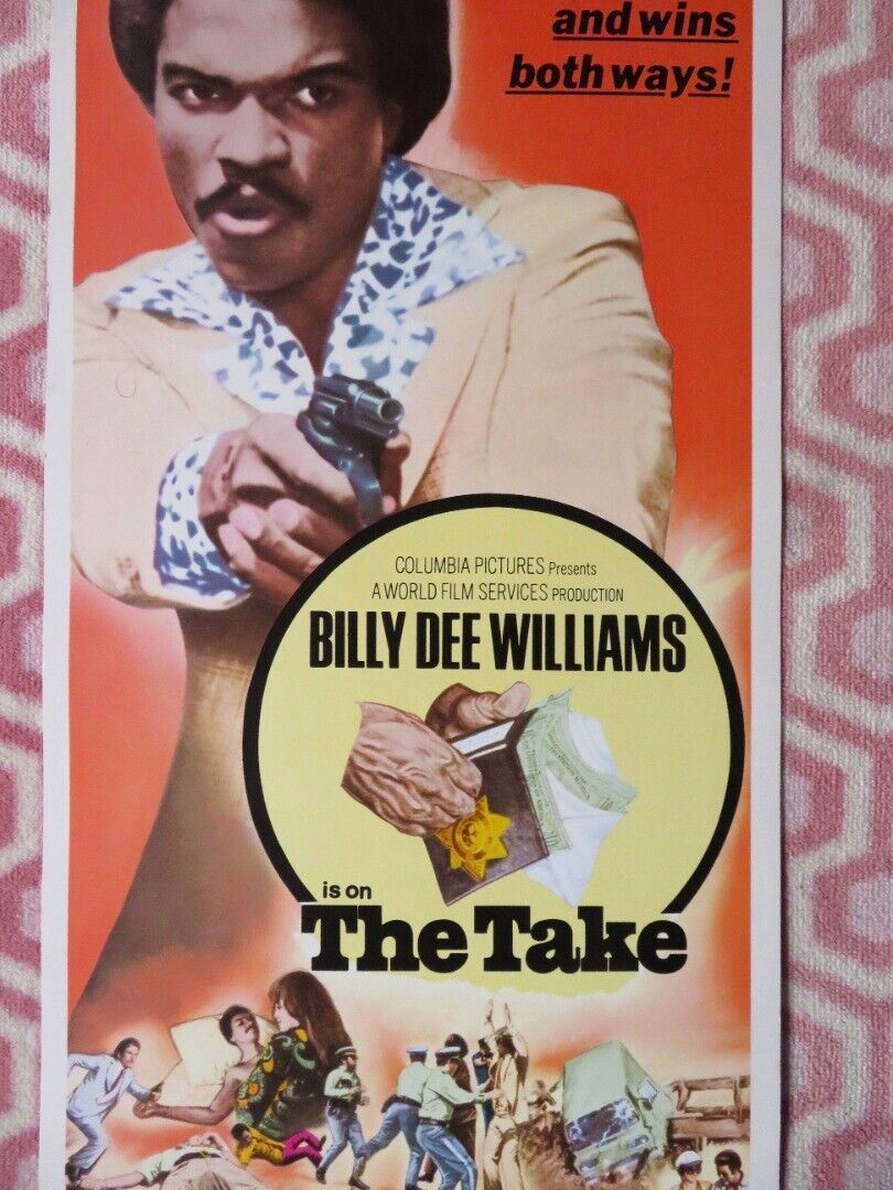 THE TAKE BLAXPLOITATION US INSERT (14"x 36") POSTER BILLY DEE WILLIAMS 1974