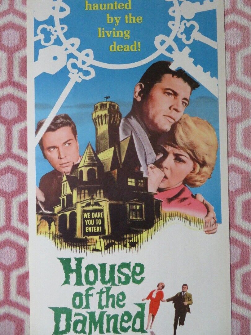 HOUSE OF THE DAMNED US INSERT (14"x 36") POSTER RONALD FOSTER MERRY ANDERS 1963