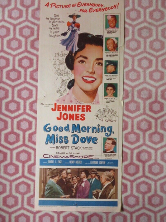 GOOD MORNING, MISS DOVE  US INSERT (14"x 36") POSTER JENNIFER JONES 1955