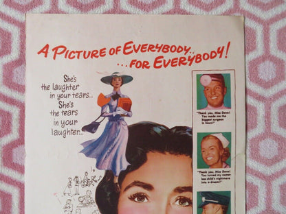 GOOD MORNING, MISS DOVE  US INSERT (14"x 36") POSTER JENNIFER JONES 1955