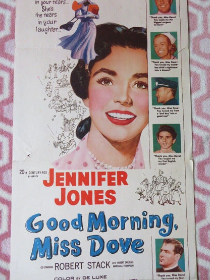 GOOD MORNING, MISS DOVE  US INSERT (14"x 36") POSTER JENNIFER JONES 1955