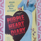 PURPLE HEART DIARY  US INSERT (14"x 36") POSTER FRANCES LANGFORD 1951