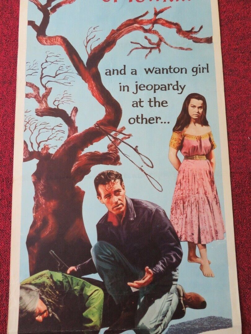 REPRISAL!  US INSERT (14"x 36") POSTER GUY MADISON FELCIA FARR 1956