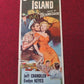 SMUGGLER'S ISLAND  US INSERT (14"x 36") POSTER JEFF CHANDLER 1951