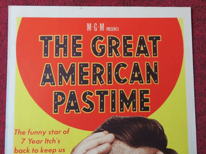 THE GREAT AMERICAN PASTIME  US INSERT (14"x 36") POSTER TOM EWELL 1956