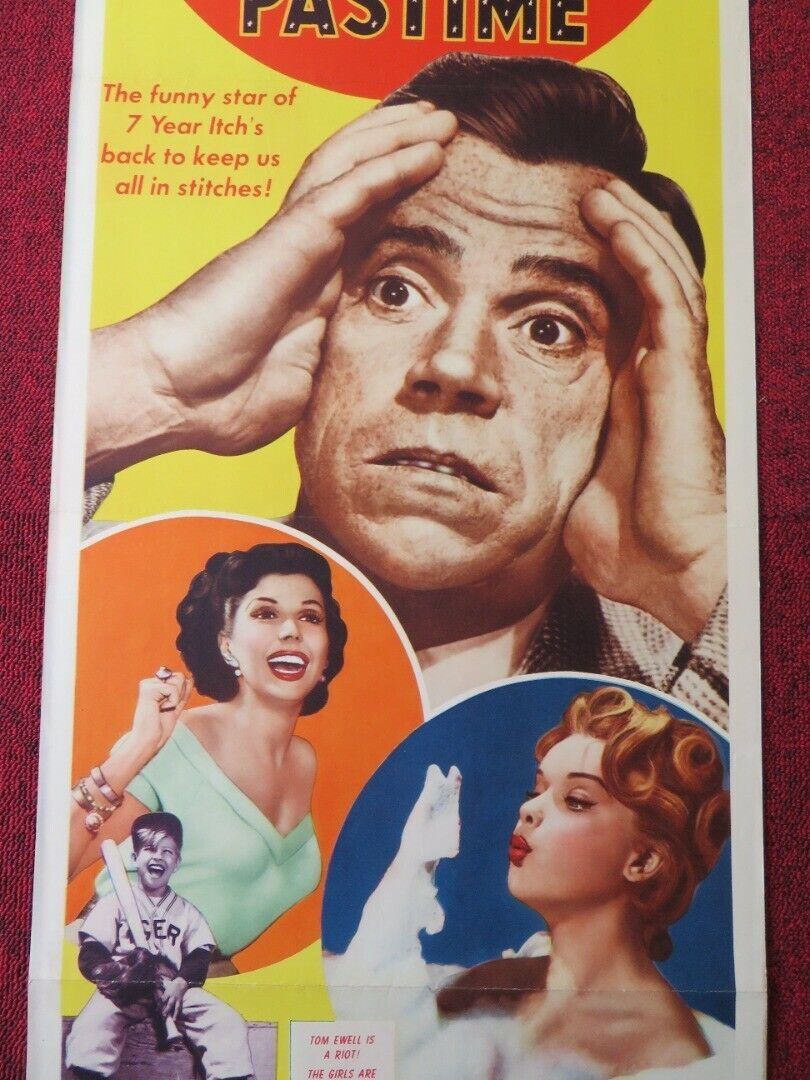 THE GREAT AMERICAN PASTIME  US INSERT (14"x 36") POSTER TOM EWELL 1956