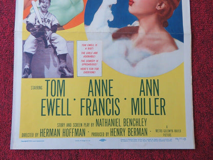 THE GREAT AMERICAN PASTIME  US INSERT (14"x 36") POSTER TOM EWELL 1956