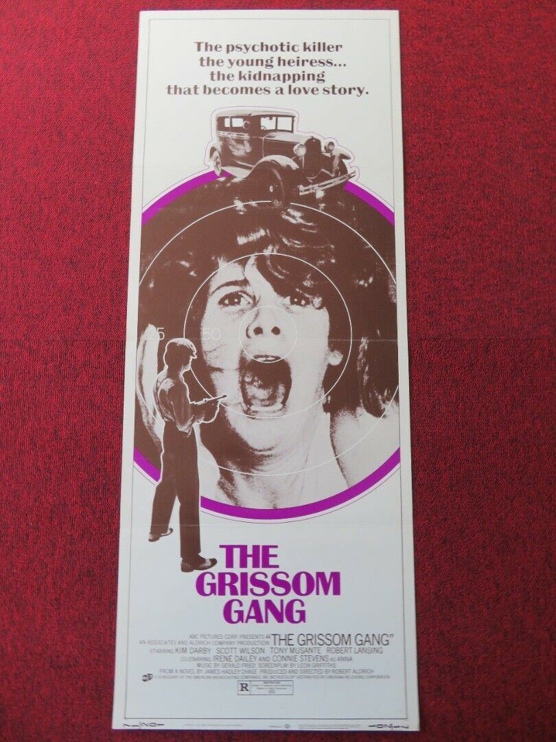 THE GRISSOM GANG   US INSERT (14"x 36") POSTER KIM DARBY SCOTT WILSON 1971