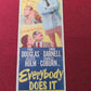 EVERYBODY DOES IT US INSERT (14"x 36") POSTER PAUL DOUGLAD LINDA DARNELL 1949