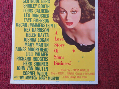 MAIN ST. TO BROADWAY  US INSERT (14"x 36") POSTER REX HARRISON HELEN HAYES 1953