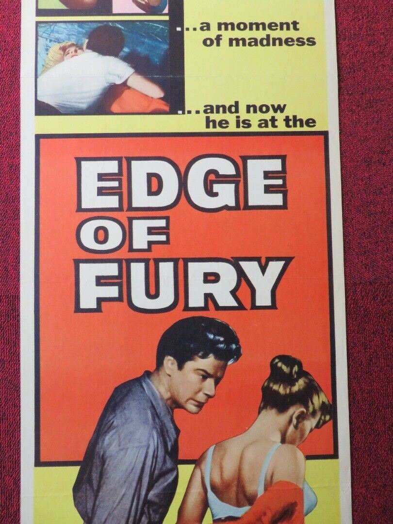 EDGE OF FURY  US INSERT (14"x 36") POSTER MICHAEL HIGGINS LOIS HOLMES 1957