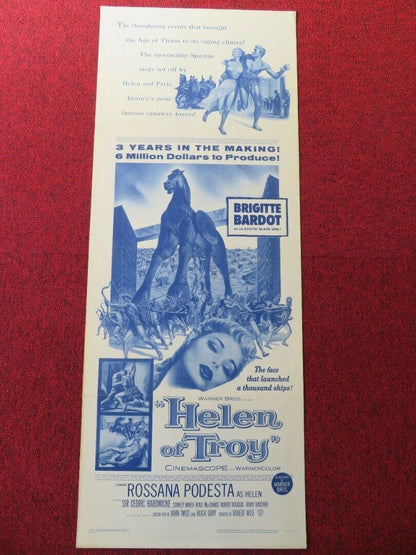 HELEN OF TROY  US INSERT (14"x 36") POSTER ROSSANA PODESTA 1959