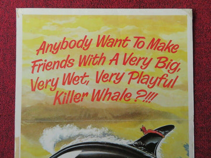 NAMU THE KILLER WHALE  US INSERT (14"x 36") POSTER ROBERT LANSING 1966