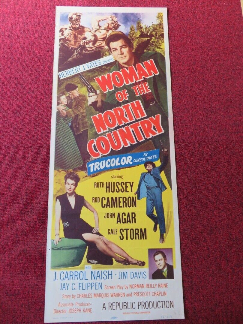 WOMAN OF THE NORTH COUNTRY US INSERT (14"x 36") POSTER RUTH HUSSEY 1952