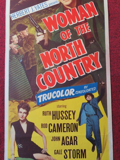 WOMAN OF THE NORTH COUNTRY US INSERT (14"x 36") POSTER RUTH HUSSEY 1952