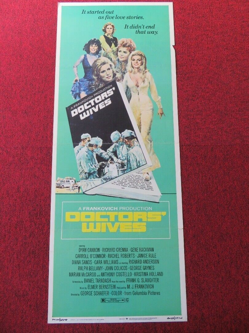 DOCTORS' WIVES   US INSERT (14"x 36") POSTER DYAN CANNON GENE HACKMAN 197150