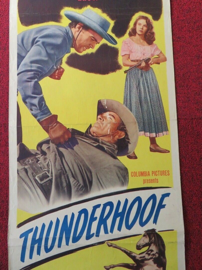 THUNDERHOOF  US INSERT (14"x 36") POSTERPRESTON FOSTER MARY STUART 1948