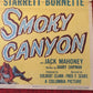 SMOKY CANYON US INSERT (14"x 36") POSTER CHARLES STARRETT SMILEY BURNETTE 1951