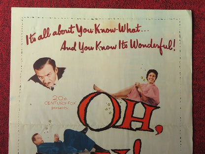 OH, MEN! OH WOMEN! US INSERT (14"x 36") POSTER GINGER ROGERS DAN DAILEY 1957